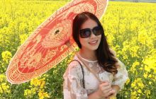 走过花海的那条溪
