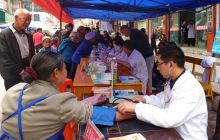 印江县缠溪镇开展“践行群众路线·服务百姓健康行动”义诊活动