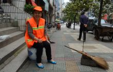 环卫工人平凡的一天