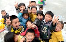 山村幼儿园的学生小记