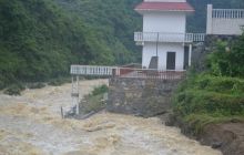 德江县合兴遭到暴雨洪水袭击