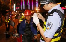 碧江交警借力社会治安统  清查行动严打“两车”违法行为