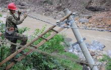 铜供抢修复电在一线