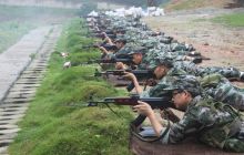 松桃自治县人武部备战省军地联考联评训练掠影