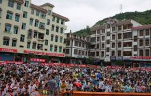 印江县缠溪镇开展“爱党·爱国·爱家”暨“安全生产月”大宣传活动