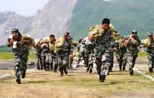 玉屏对180余名民兵进行军事集中强化训练