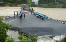 铜仁连降暴雨碧江区交通多处中断