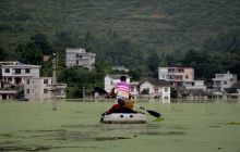 【洪灾一线】印江县洪水消退 通乡道路基本打通