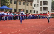 德江二中成功举办第十八届田径校运会
