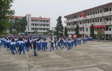 川硐镇农业中学开展紧急疏散暨反恐应急演练活动