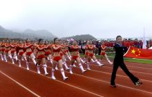 铜仁幼专举行第二届运动会开幕式