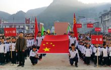 德江荆角学校举办第十三届校运会