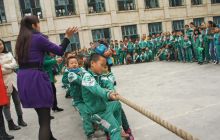 松桃三完小举办第八届学生体育运动会