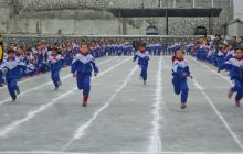 德江长堡镇中心完小开展第四届秋季学生运动会