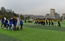 松桃第三高中举行首次户外拓展训练