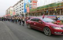 松桃苗家喜事迎接新娘好热闹