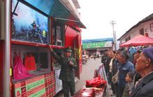 碧江消防大篷车进农村 激发冬防宣传正能量