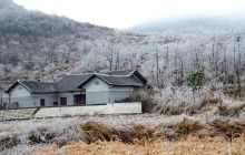 盘石寒潮冰花绽放