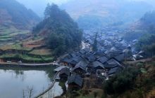 松桃县盘信镇团寨片区助学励志暨春节运动会在大湾村隆重举行