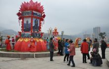 思南举办灯展迎新春