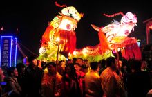 铜仁市2015年迎元宵灯会亮灯仪式在大明边城举行