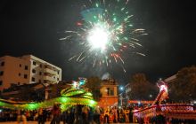 寨英50余条滚龙吸引上万游客