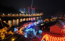 大明边城举办灯会活动欢渡元宵佳节