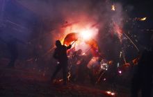 石阡县白沙镇炸龙灯闹元宵