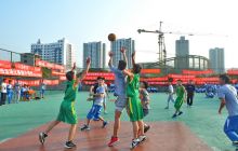 德江一中2015年春季篮球赛正式开赛