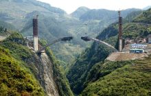 沿德高速公路德江段施工进度快