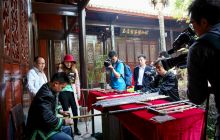 台湾采访组走进玉屏