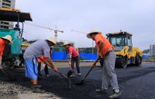 城北工业园区4号路建设工程即将投入使用