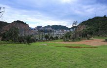 建设中的万山“仁山”文化主题公园