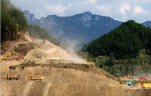 长堡集镇新址建设如火如荼