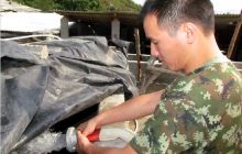 千余山羊叫“渴” 德江消防送水解“渴”