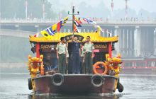 铜仁举行民运会火炬传递模拟演练