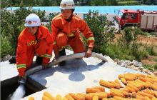 旱魔肆略逞凶 消防坚持送水