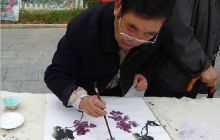 书画展共庆重阳节