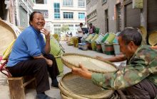 德江县城竹器市场产销两旺