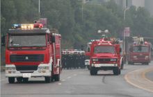 铜仁消防举行石油化工灭火救援演习