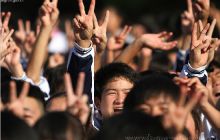 感恩励志演讲报告在铜仁二中进行