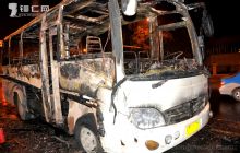 铜仁市一辆大巴车起火 所幸无人伤亡