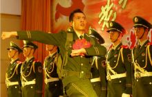 武警铜仁支队举行“学老兵 赞老兵 颂老兵”文艺晚会