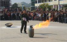 松桃举行消防知识宣传活动