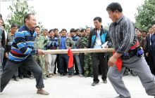 石阡三村庄举办趣味体育比赛